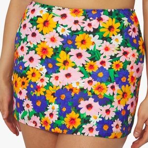 Floral Women's Skirt - Multicolor